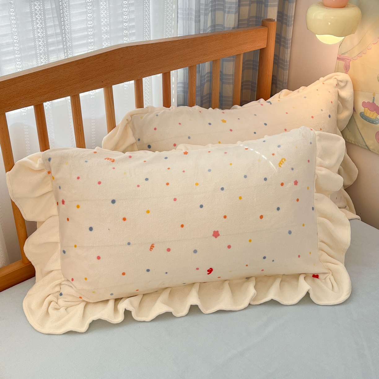 91家纺网 家纺一手货源 找家纺 （总）川悦生活 2025新款A类韩版花边牛奶绒四件套