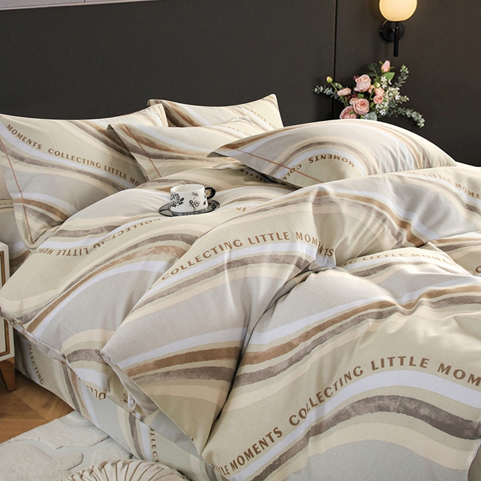 91家纺网 家纺一手货源 找家纺 金纱玉纺 2025年新款加厚四件套 阿尔卑斯-灰