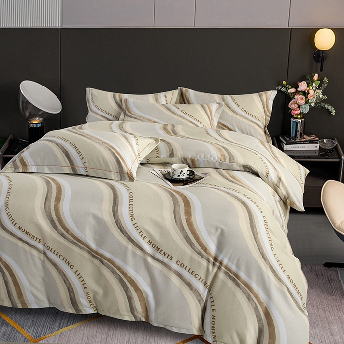 91家纺网 家纺一手货源 找家纺 金纱玉纺 2025年新款加厚四件套 阿尔卑斯-灰