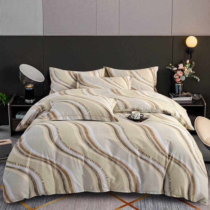 金纱玉纺 2025年新款加厚四件套 阿尔卑斯-灰