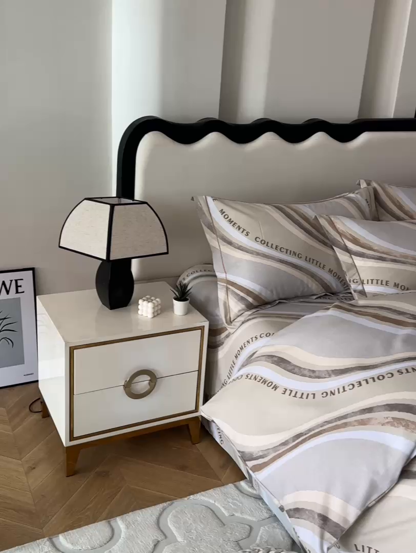 91家纺网 家纺一手货源 找家纺 金纱玉纺 2025年新款加厚四件套 阿尔卑斯-灰