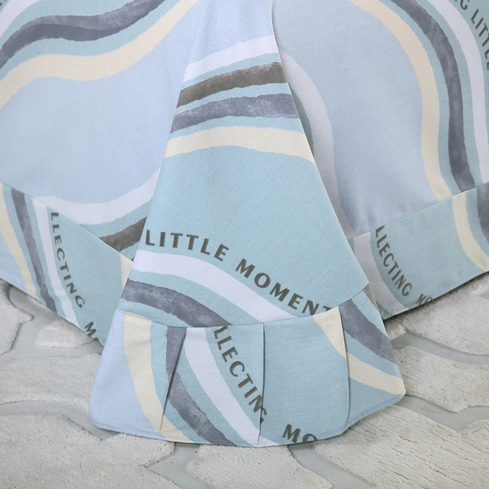 91家纺网 家纺一手货源 找家纺 金纱玉纺 2025年新款加厚四件套 阿尔卑斯-蓝