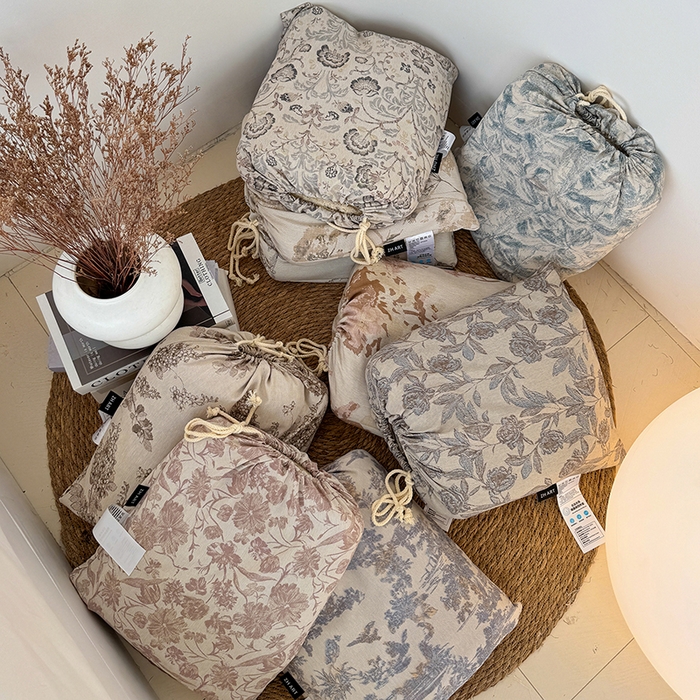 91家纺网 家纺一手货源 找家纺 （总）竹合家纺 2025秋冬新品高克重爆款流苏边色织仿麻复古侘寂风四件套 （零售价格不可低于148元）