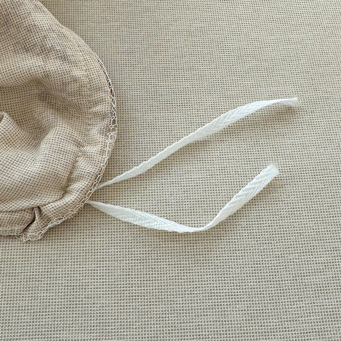 91家纺网 家纺一手货源 找家纺 竹合家纺 2026高克重流苏色织亚麻复古侘寂风小布袋四件套（零售价格不可低于148元） 流苏雨露麻-墨尔本