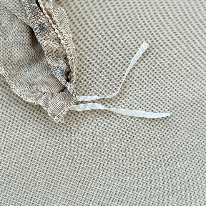 91家纺网 家纺一手货源 找家纺 竹合家纺 2026高克重流苏色织亚麻复古侘寂风小布袋四件套（零售价格不可低于148元） 流苏雨露麻-墨君