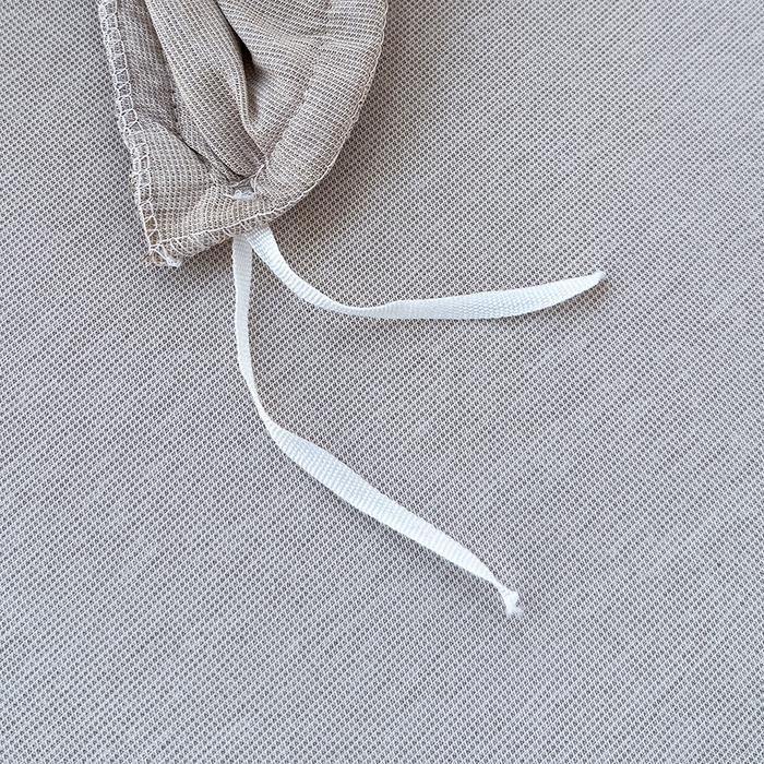 91家纺网 家纺一手货源 找家纺 竹合家纺 2026高克重流苏色织亚麻复古侘寂风小布袋四件套（零售价格不可低于148元） 流苏雨露麻-雪绒花