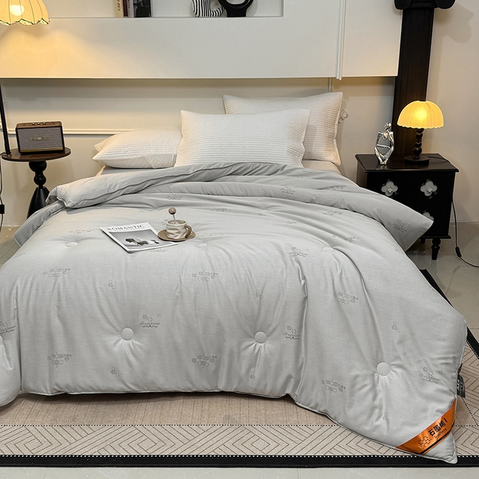 91家纺网 家纺一手货源 找家纺 （总）全美家居 2025新款全棉纯棉60支提花石墨烯春秋被冬被被子被芯