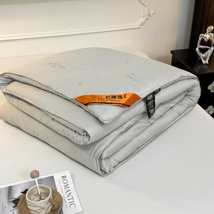 91家纺网 家纺一手货源 找家纺 （总）全美家居 2025新款全棉纯棉60支提花石墨烯春秋被冬被被子被芯