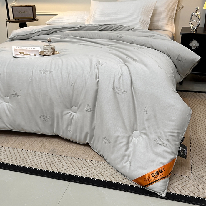 91家纺网 家纺一手货源 找家纺 （总）全美家居 2025新款全棉纯棉60支提花石墨烯春秋被冬被被子被芯