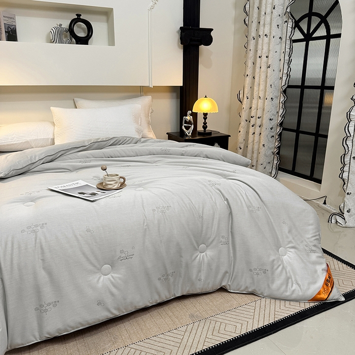 91家纺网 家纺一手货源 找家纺 （总）全美家居 2025新款全棉纯棉60支提花石墨烯春秋被冬被被子被芯