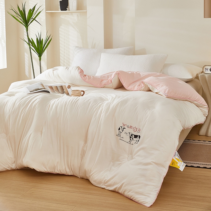 91家纺网 家纺一手货源 找家纺 （总）全美家居 2025新款牛奶蛋白大豆纤维被春秋被加厚冬被被子被芯