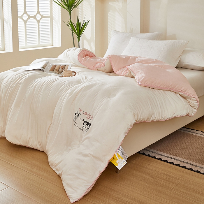 91家纺网 家纺一手货源 找家纺 （总）全美家居 2025新款牛奶蛋白大豆纤维被春秋被加厚冬被被子被芯