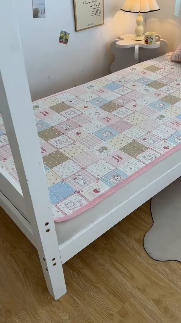 91家纺网 家纺一手货源 找家纺 梵朴 2025新款A类棉加绒一面纯棉一面宝宝婴儿牛奶绒双面可用床盖学生宿舍床垫炕盖-学生床图 宠物狂欢