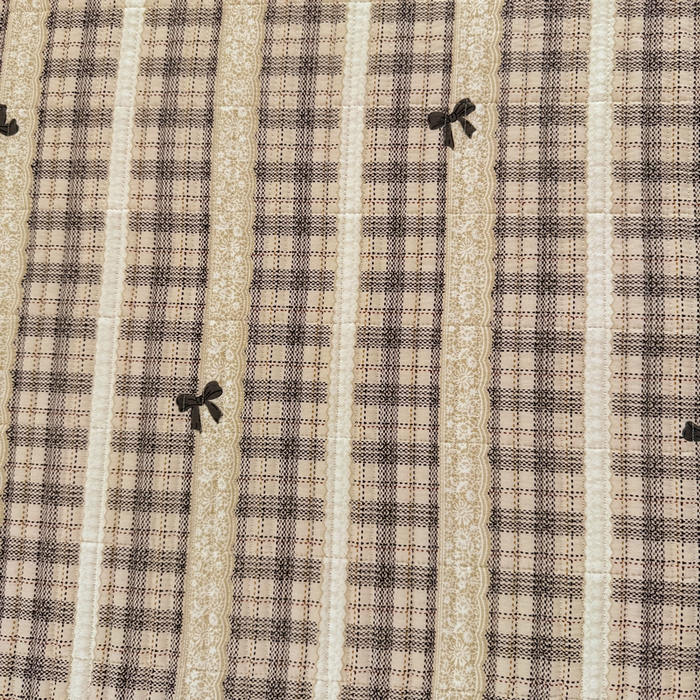 91家纺网 家纺一手货源 找家纺 梵朴 2025新款A类棉加绒一面纯棉一面宝宝婴儿牛奶绒双面可用床盖学生宿舍床垫炕盖-学生床图 花边蝴蝶结