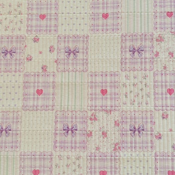 91家纺网 家纺一手货源 找家纺 梵朴 2025新款A类棉加绒一面纯棉一面宝宝婴儿牛奶绒双面可用床盖学生宿舍床垫炕盖-学生床图 甜美蝴蝶结紫