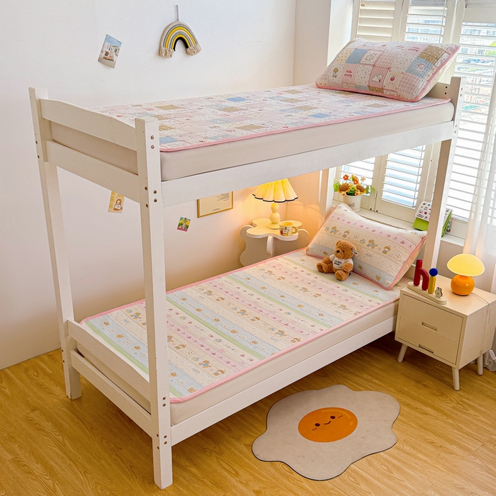 91家纺网 家纺一手货源 找家纺 梵朴 2025新款A类棉加绒一面纯棉一面宝宝婴儿牛奶绒双面可用床盖学生宿舍床垫炕盖-学生床图 小狗派对