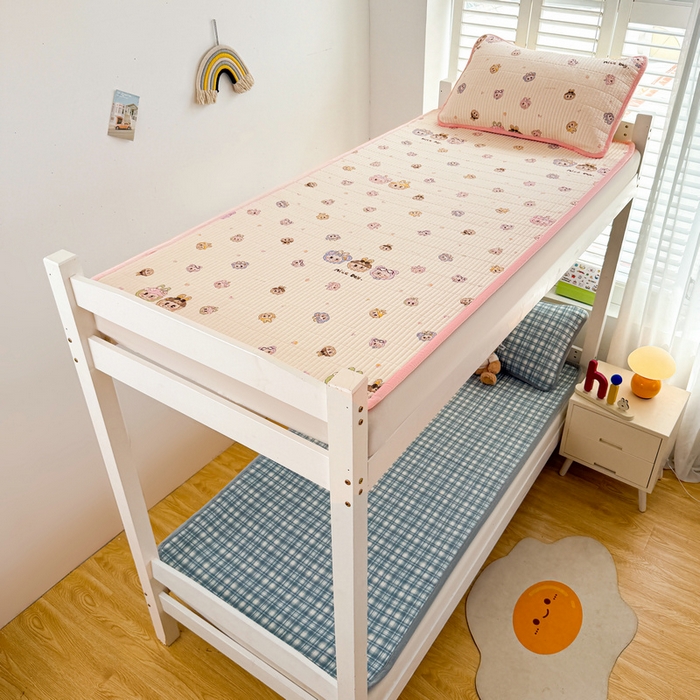 91家纺网 家纺一手货源 找家纺 梵朴 2025新款A类棉加绒一面纯棉一面宝宝婴儿牛奶绒双面可用床盖学生宿舍床垫炕盖-学生床图 小时代