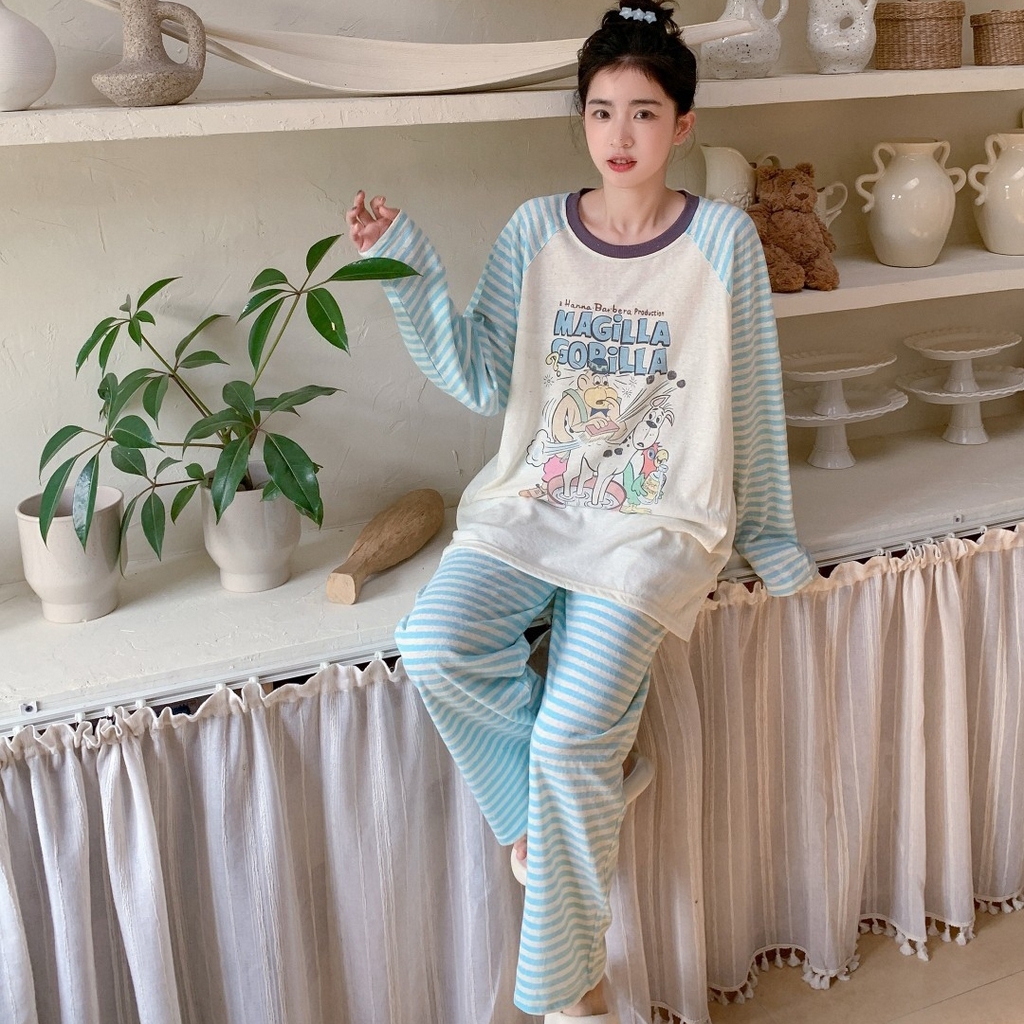 91家纺网 家纺一手货源 找家纺 妍景家居生活馆 2025新款暮色漫游套装 蓝色