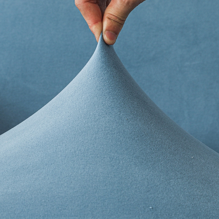 91家纺网 家纺一手货源 找家纺 千彤沙发垫 2025新款全包防尘芝华士沙发套-德绒系列 水蓝