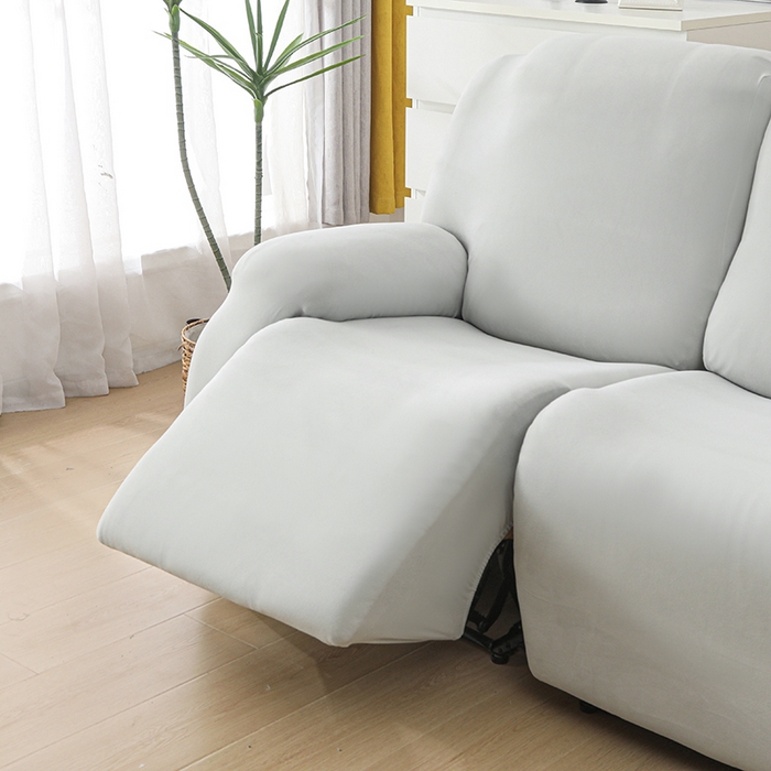 91家纺网 家纺一手货源 找家纺 千彤沙发垫 2025新款全包防尘芝华士沙发套-德绒系列 银灰