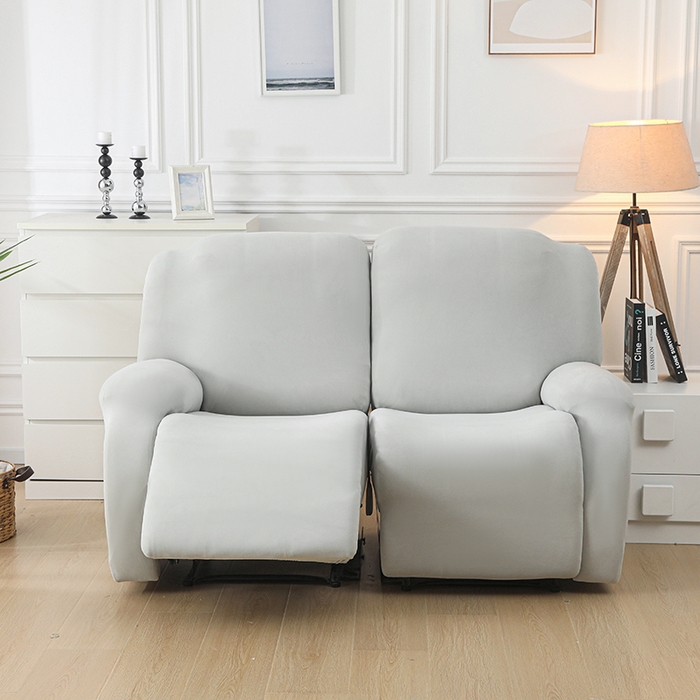 千彤沙发垫 2025新款全包防尘芝华士沙发套-德绒系列 银灰