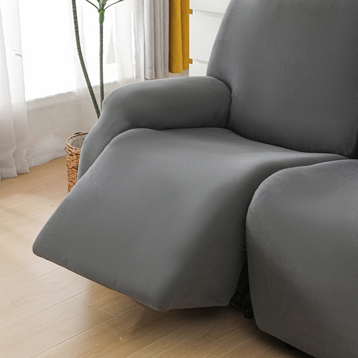 91家纺网 家纺一手货源 找家纺 千彤沙发垫 2025新款全包防尘芝华士沙发套-德绒系列 深灰色