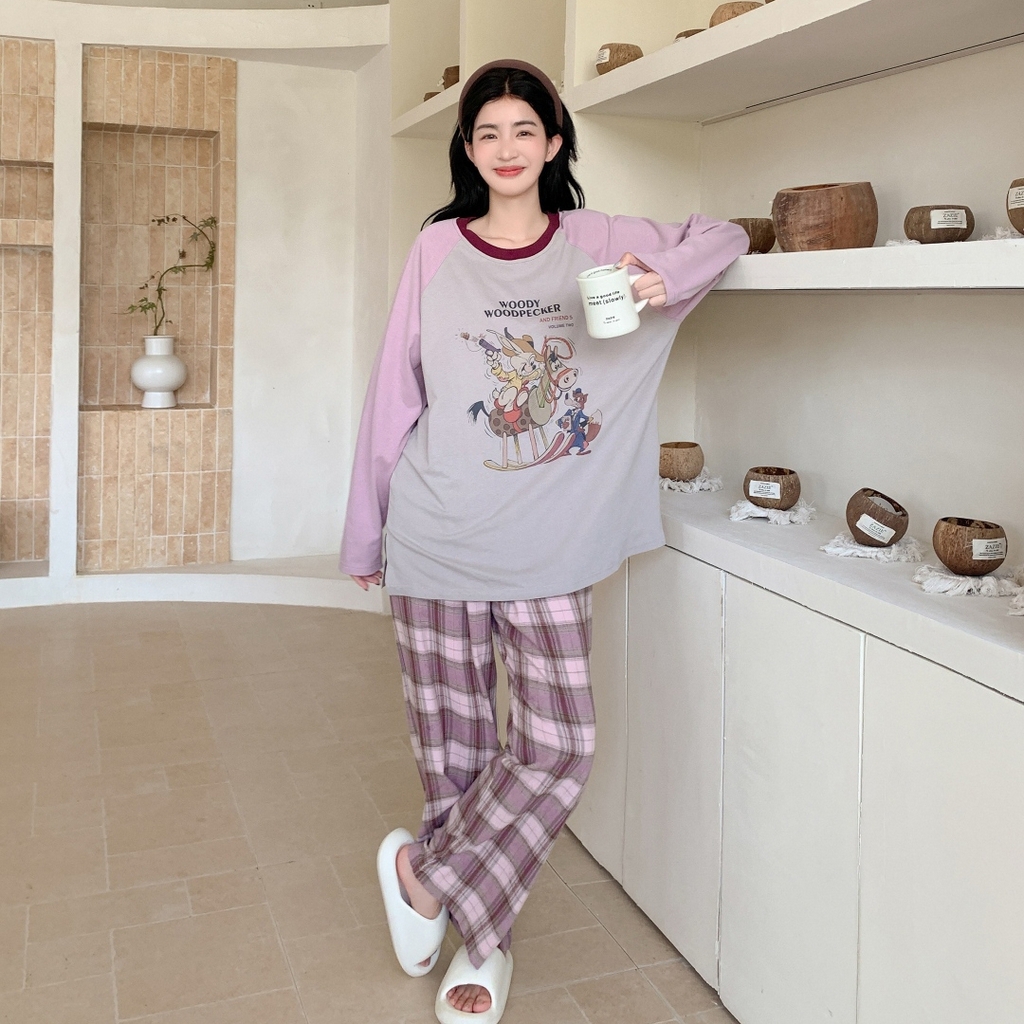 91家纺网 家纺一手货源 找家纺 妍景家居生活馆 2025新款柏林纪事懒人套装 紫色