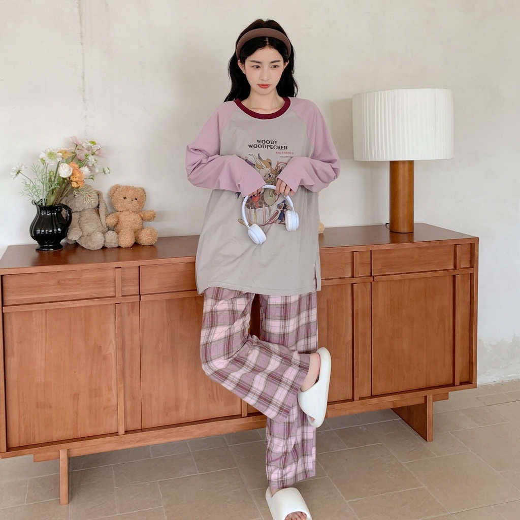 91家纺网 家纺一手货源 找家纺 妍景家居生活馆 2025新款柏林纪事懒人套装 紫色