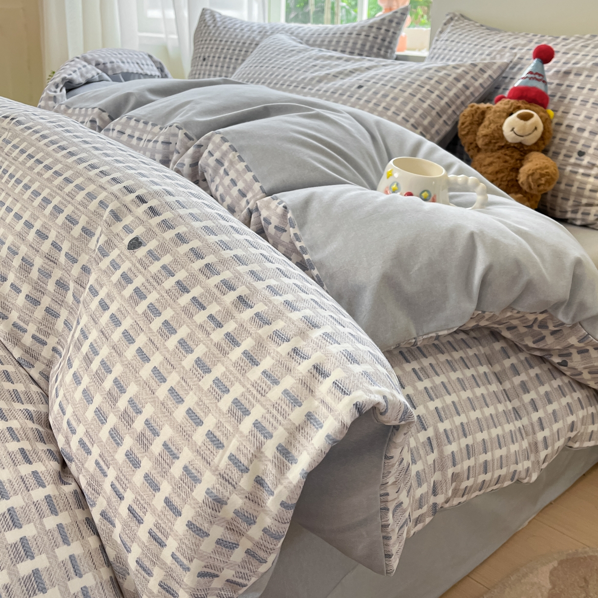 91家纺网 家纺一手货源 找家纺 （总）2025新款全棉印花单床单&单床笠&单枕套系列