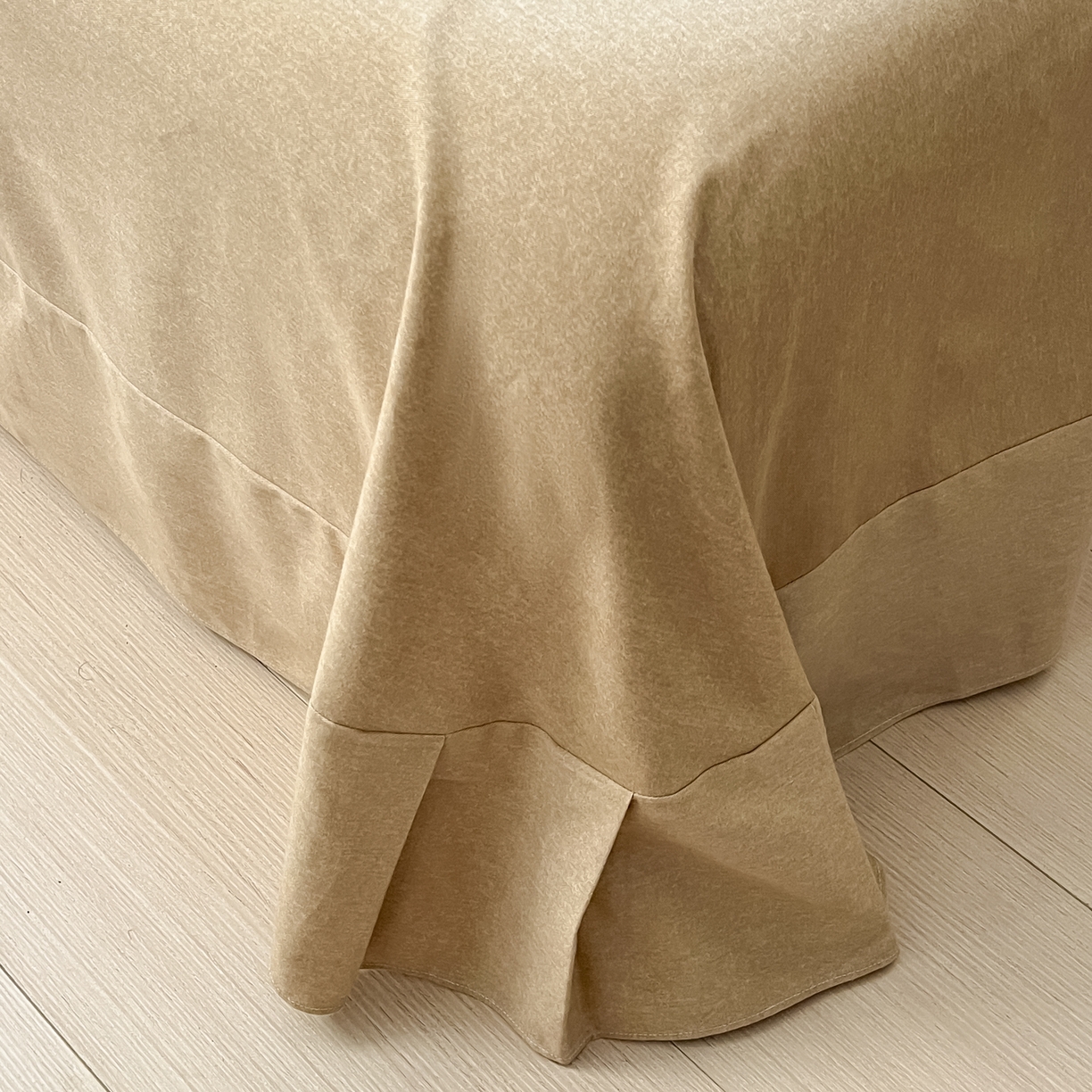 91家纺网 家纺一手货源 找家纺 西引力 2025新款纯棉磨毛数码印花单品四件套 大耳朵