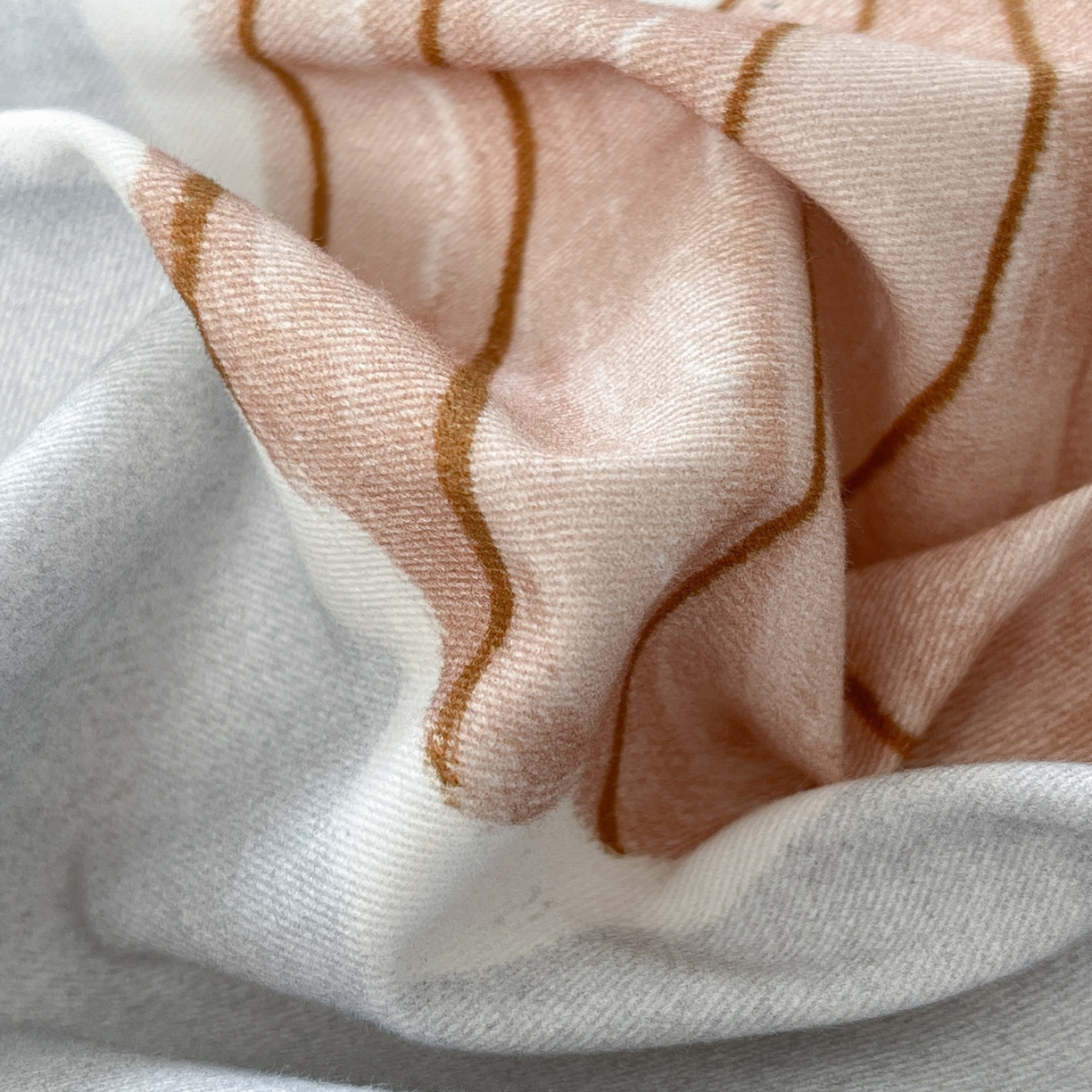 91家纺网 家纺一手货源 找家纺 西引力 2025新款纯棉磨毛数码印花单品四件套 南瓜