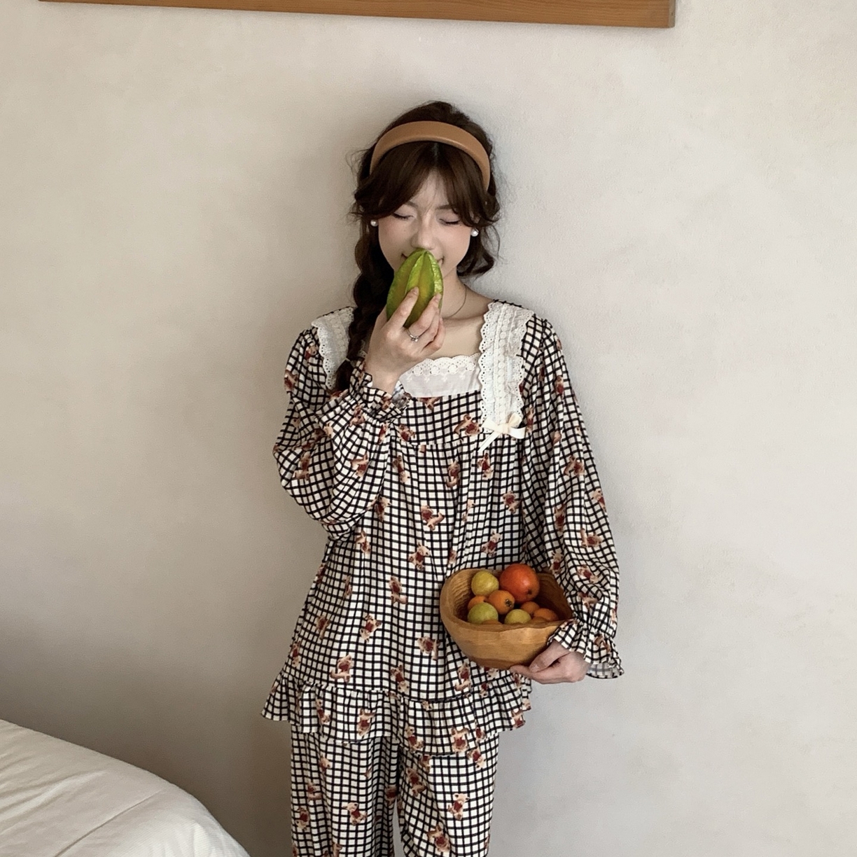 91家纺网 家纺一手货源 找家纺 （总）妍景家居生活馆 2025新款荷叶边印花小熊