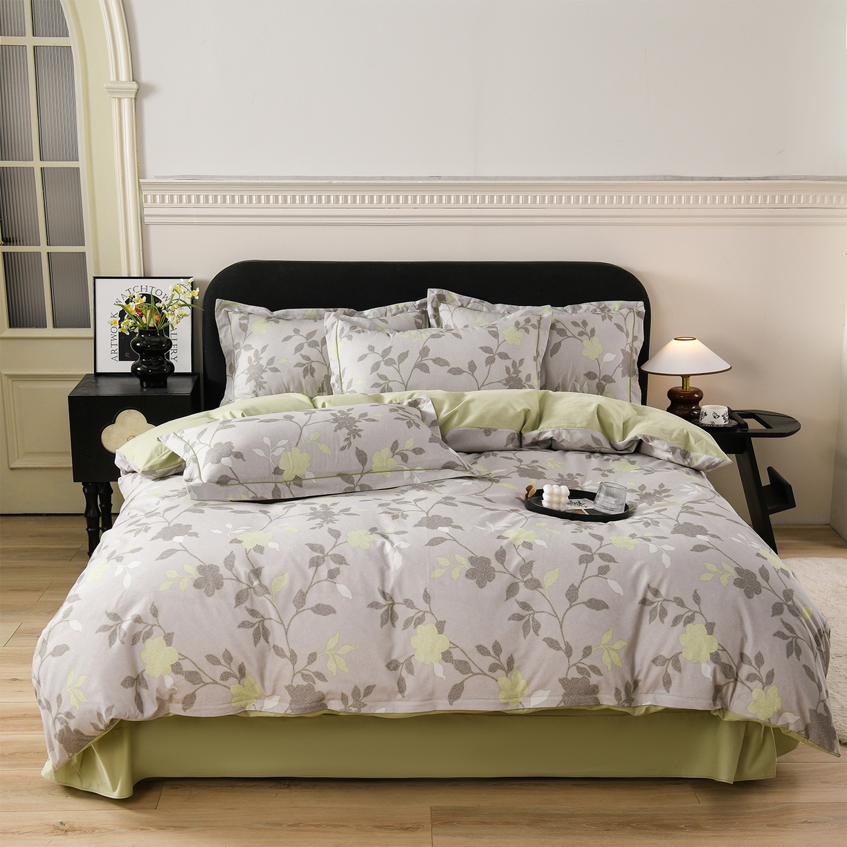 91家纺网 家纺一手货源 找家纺 （总）金昱纺 2025新款法式加厚全棉纯棉磨毛四件套