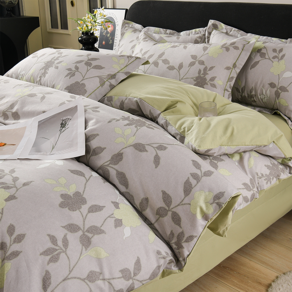 91家纺网 家纺一手货源 找家纺 （总）金昱纺 2025新款法式加厚全棉纯棉磨毛四件套