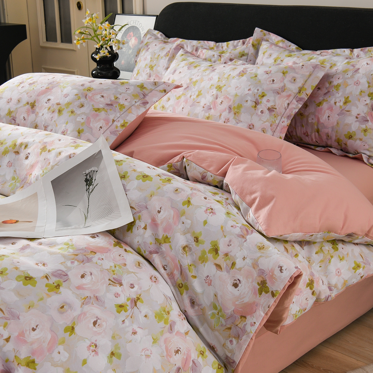 91家纺网 家纺一手货源 找家纺 （总）金昱纺 2025新款法式加厚全棉纯棉磨毛四件套