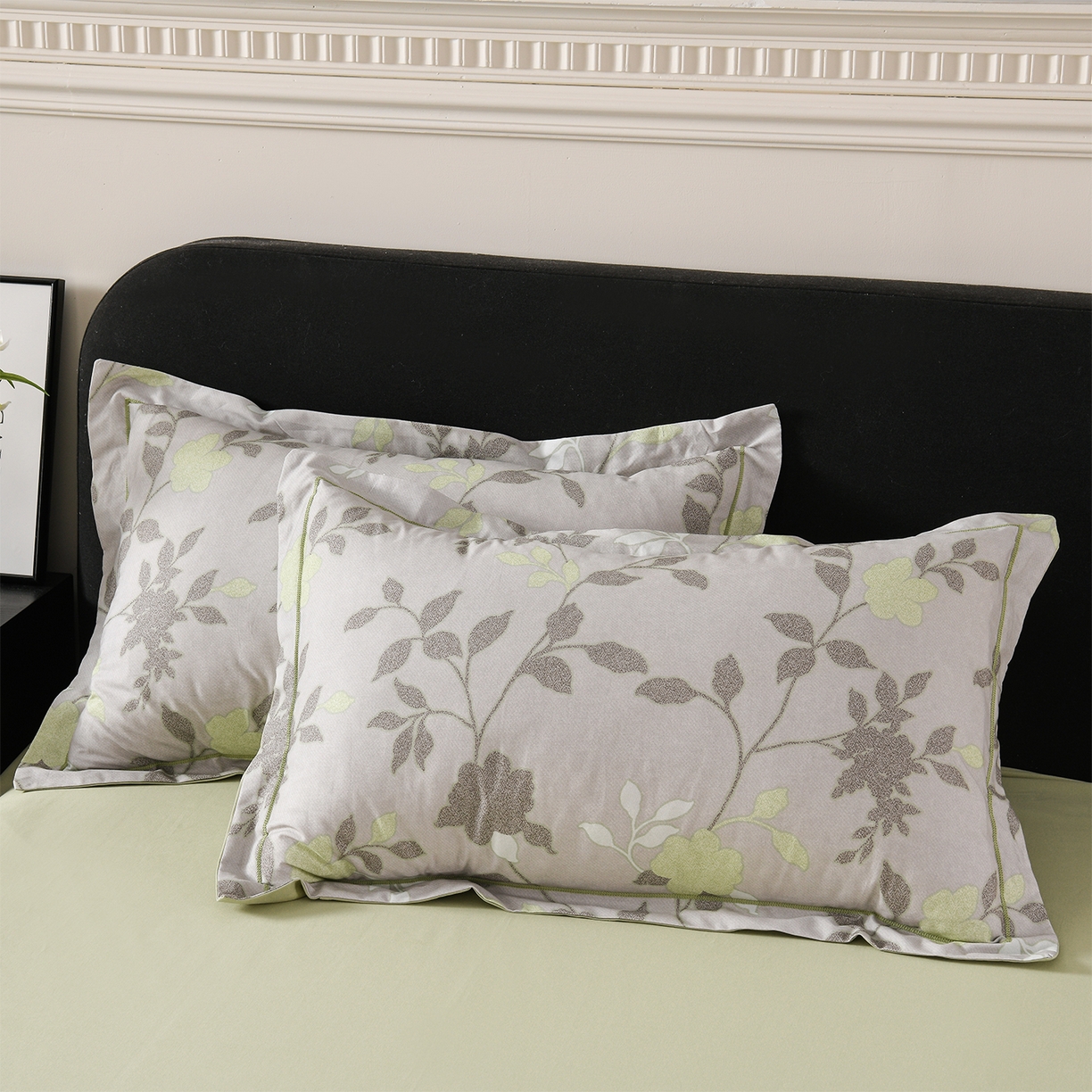 91家纺网 家纺一手货源 找家纺 金昱纺 2025新款法式加厚全棉纯棉磨毛四件套 贝加尔-咖