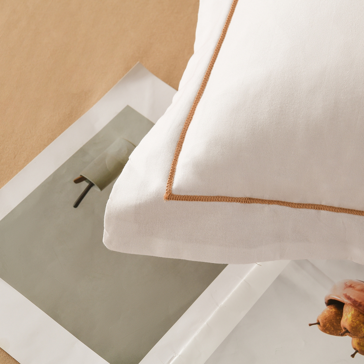 91家纺网 家纺一手货源 找家纺 金昱纺 2025新款法式加厚全棉纯棉磨毛四件套 口袋熊