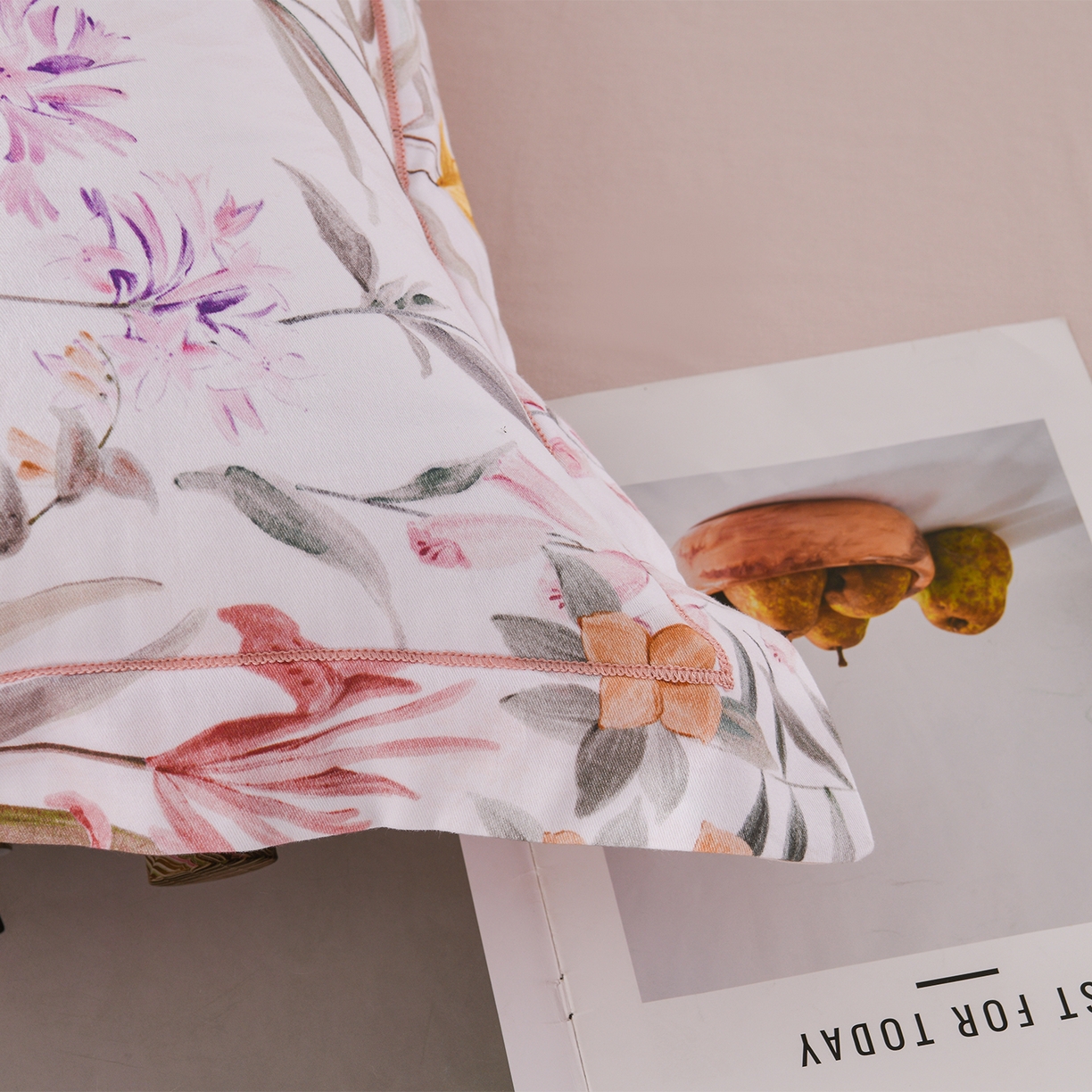 91家纺网 家纺一手货源 找家纺 金昱纺 2025新款法式加厚全棉纯棉磨毛四件套 凝香玉露-粉