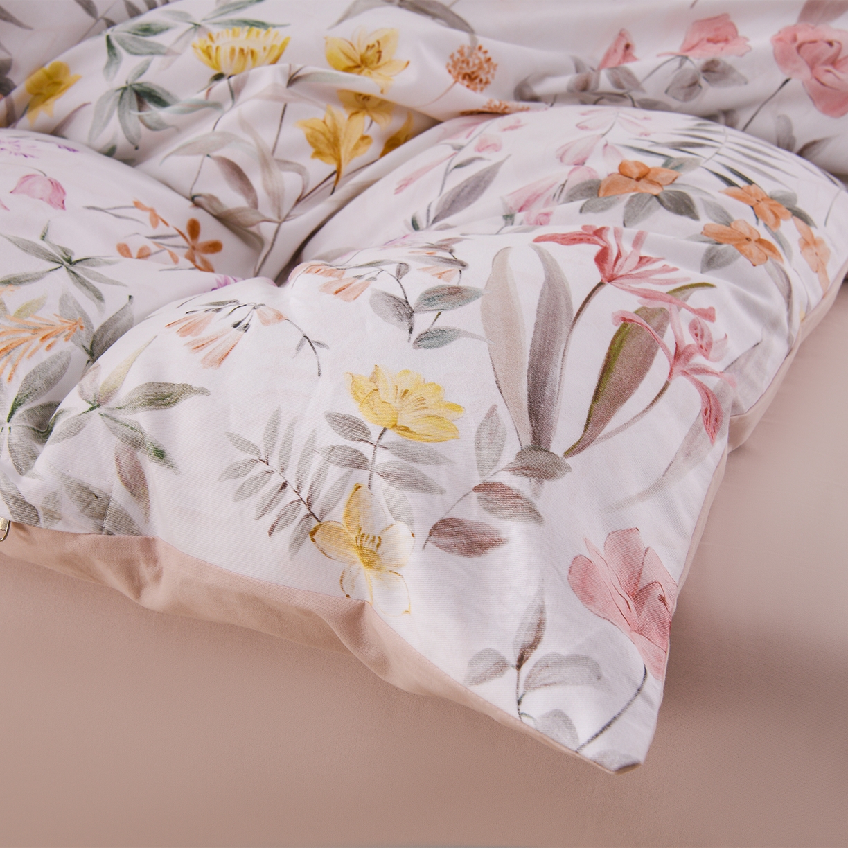 91家纺网 家纺一手货源 找家纺 金昱纺 2025新款法式加厚全棉纯棉磨毛四件套 凝香玉露-粉