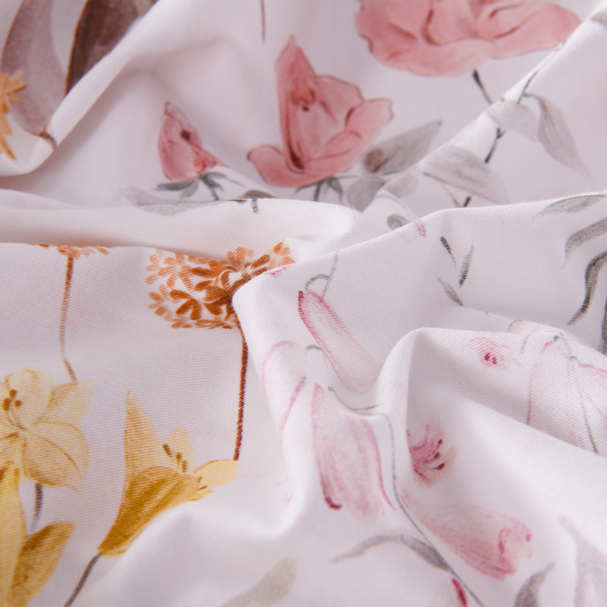 91家纺网 家纺一手货源 找家纺 金昱纺 2025新款法式加厚全棉纯棉磨毛四件套 凝香玉露-粉