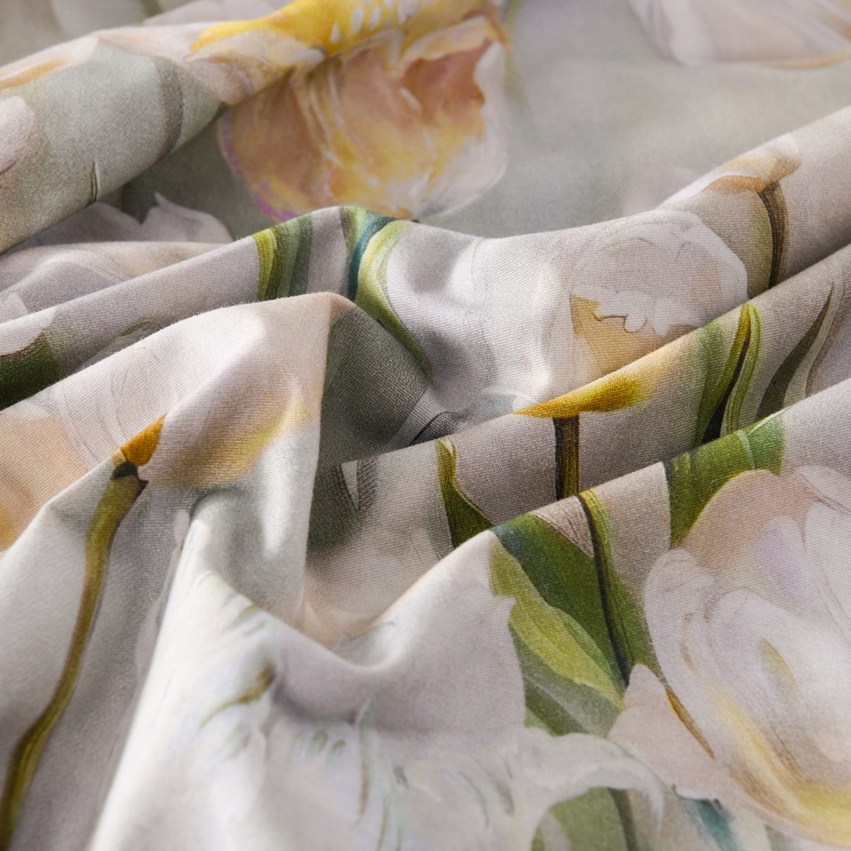 91家纺网 家纺一手货源 找家纺 金昱纺 2025新款法式加厚全棉纯棉磨毛四件套 束漫-绿