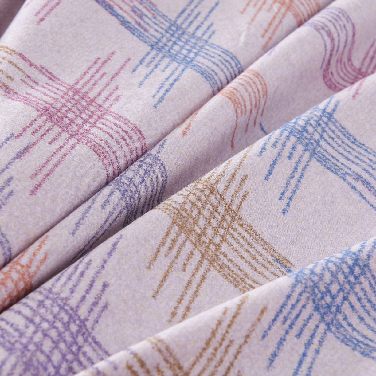 91家纺网 家纺一手货源 找家纺 金昱纺 2025新款法式加厚全棉纯棉磨毛四件套 西恩-灰