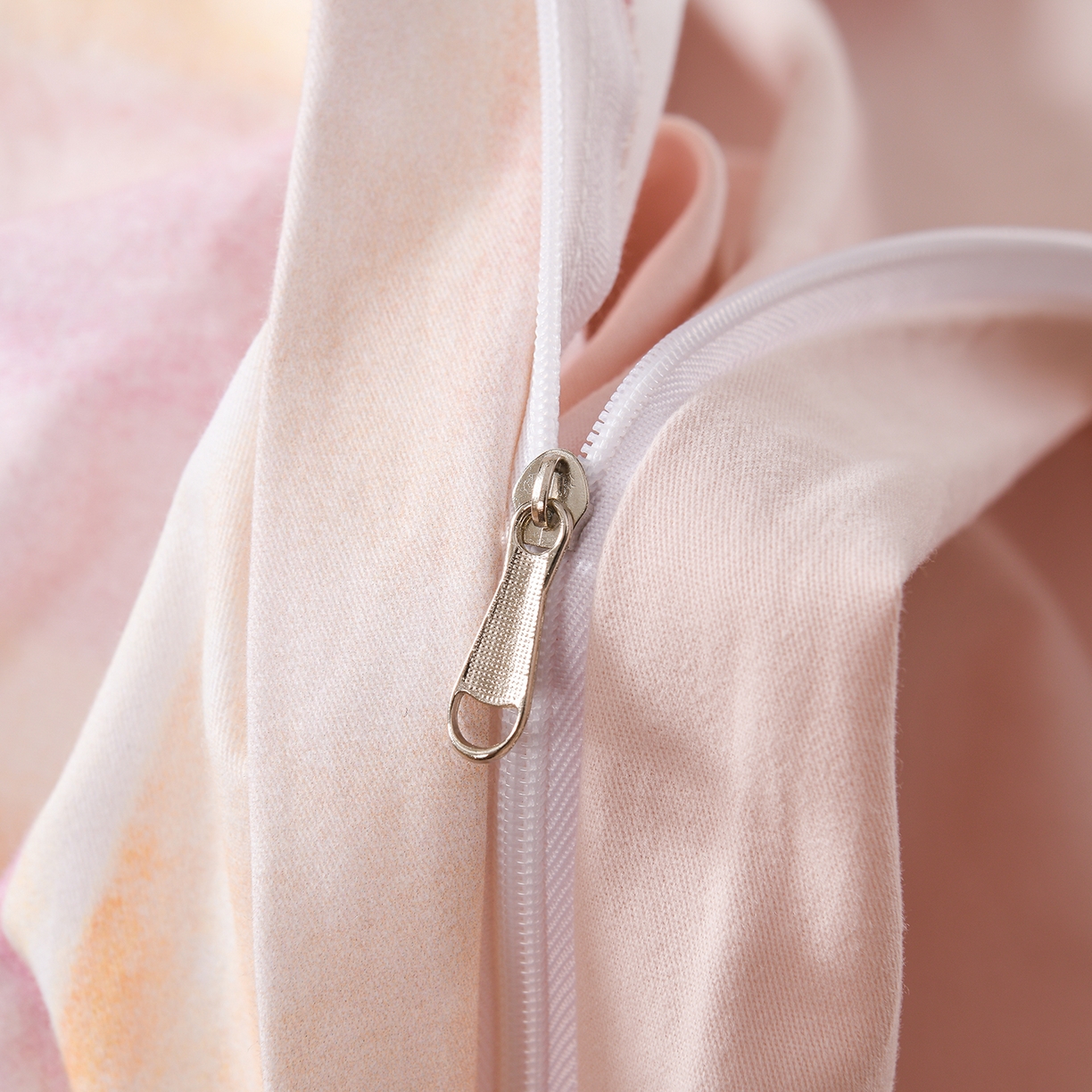 91家纺网 家纺一手货源 找家纺 金昱纺 2025新款法式加厚全棉纯棉磨毛四件套 星河蝶影-粉