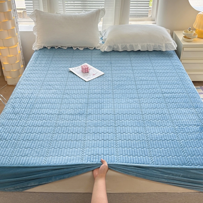 91家纺网 家纺一手货源 找家纺 （总）尚品凤凰 2025新款婴儿绒夹棉单品床笠