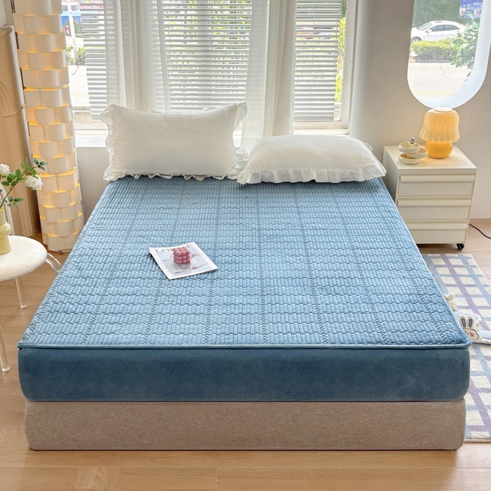 91家纺网 家纺一手货源 找家纺 （总）尚品凤凰 2025新款婴儿绒夹棉单品床笠