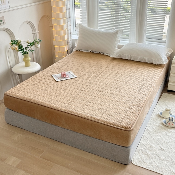 91家纺网 家纺一手货源 找家纺 （总）尚品凤凰 2025新款婴儿绒夹棉单品床笠