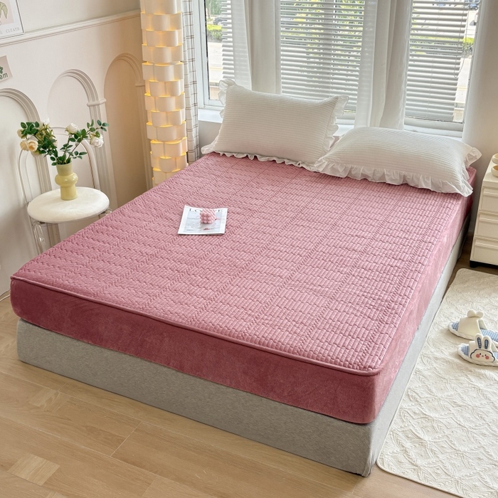 91家纺网 家纺一手货源 找家纺 （总）尚品凤凰 2025新款婴儿绒夹棉单品床笠