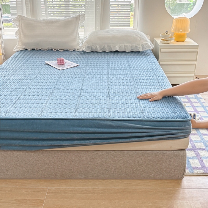 91家纺网 家纺一手货源 找家纺 （总）尚品凤凰 2025新款婴儿绒夹棉单品床笠