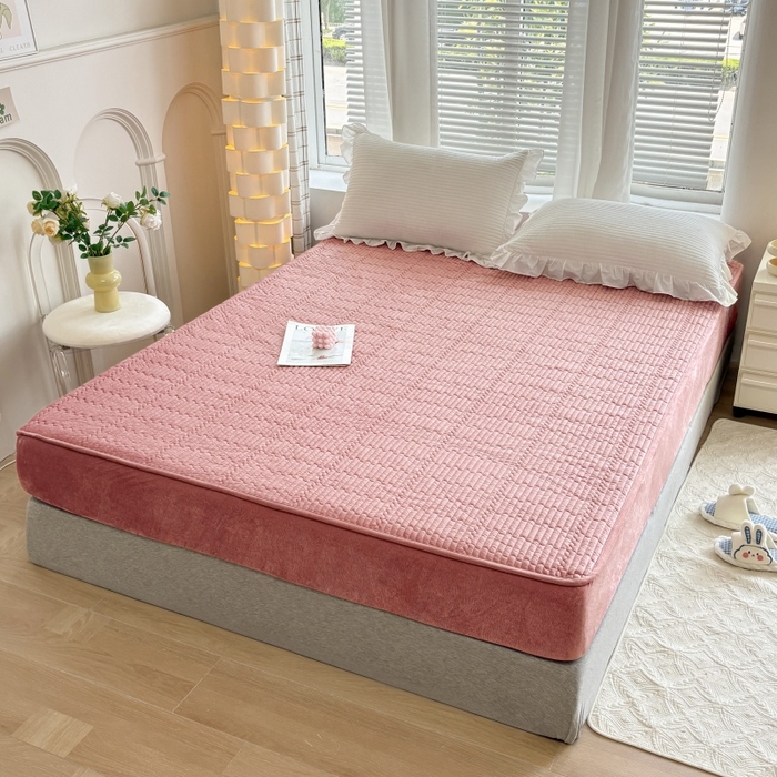 91家纺网 家纺一手货源 找家纺 （总）尚品凤凰 2025新款婴儿绒夹棉单品床笠