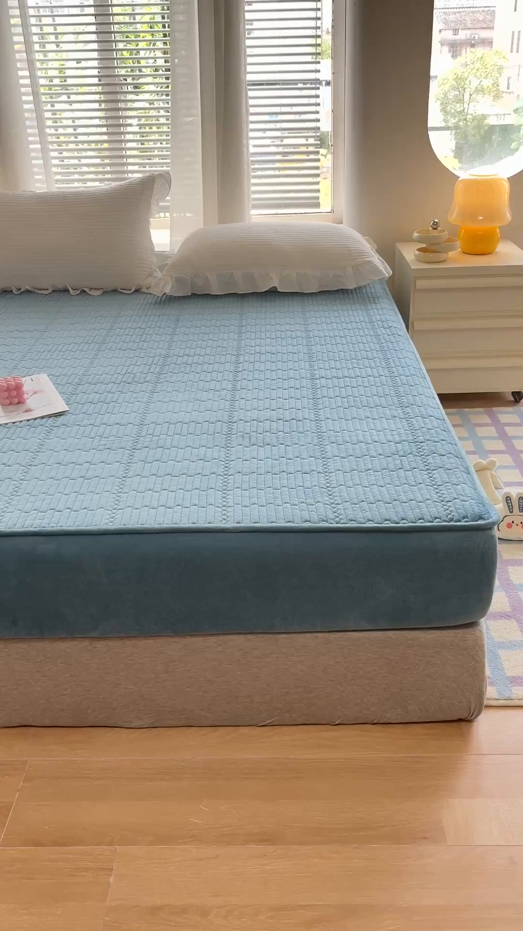 91家纺网 家纺一手货源 找家纺 （总）尚品凤凰 2025新款婴儿绒夹棉单品床笠